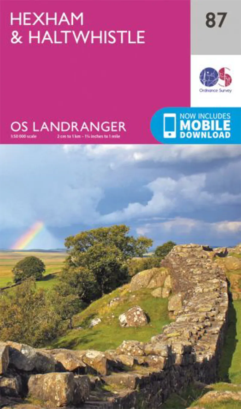 OS Landranger Map 87 - Hexham and Haltwhistle